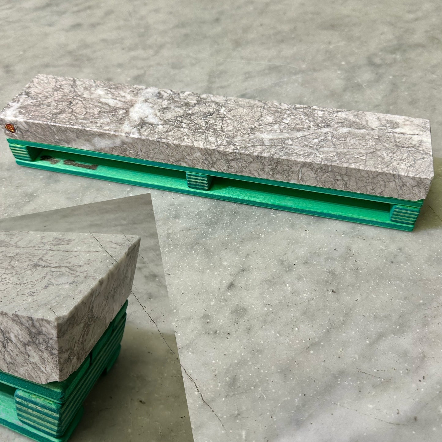 Marble Pallet Curb