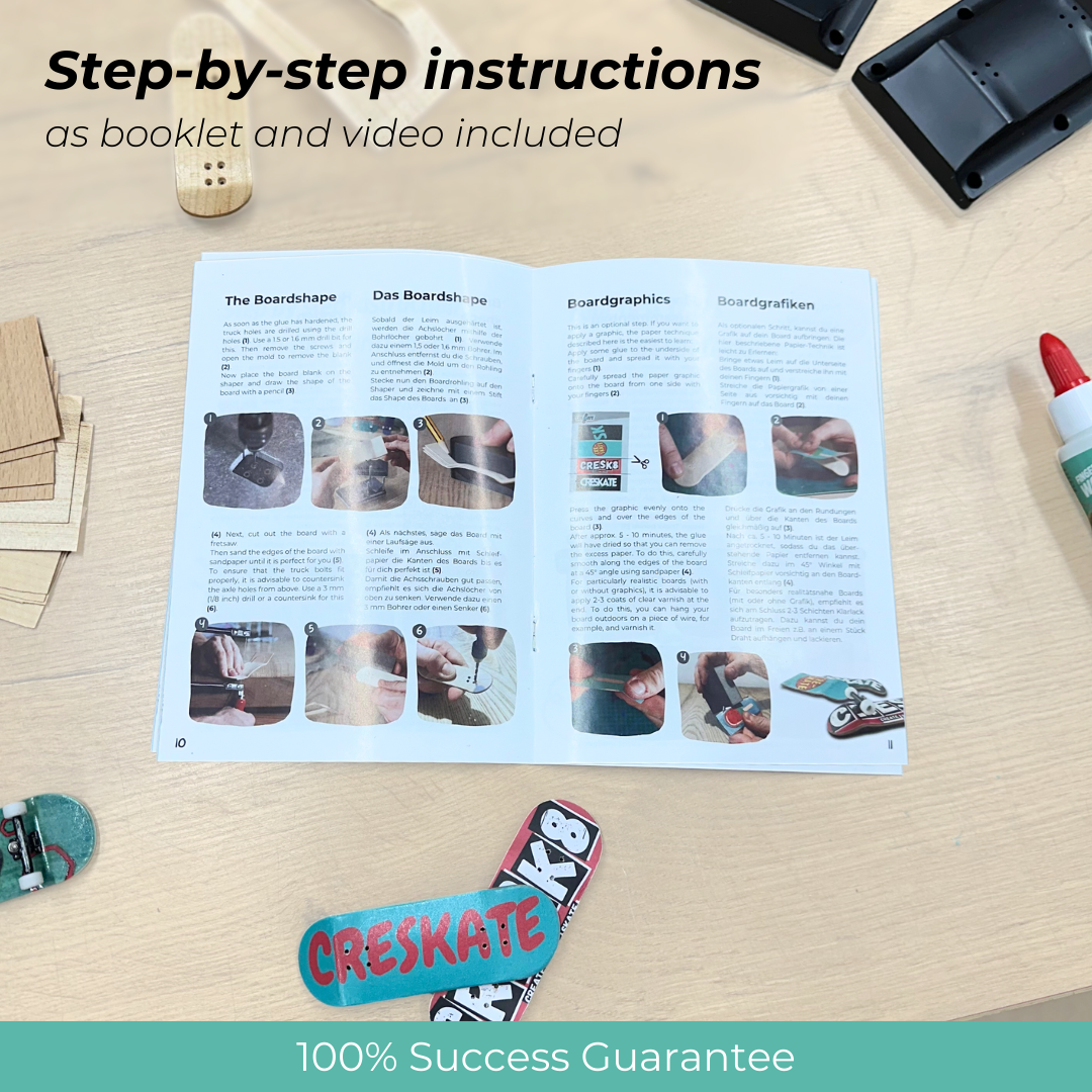 Create Your Skate Fingerboard Molds