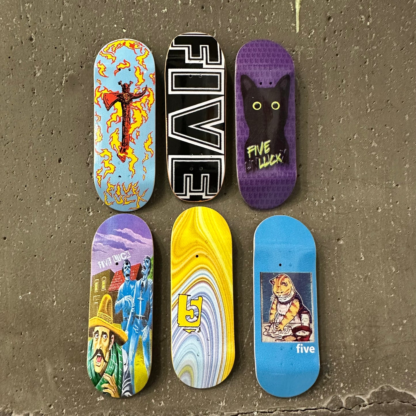 Five Luck Fingerboards - Fu Mold