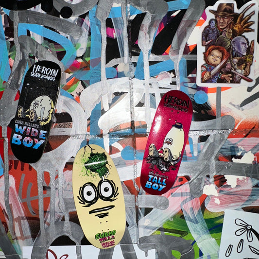 Stinkefingaz X Heroin Skateboards