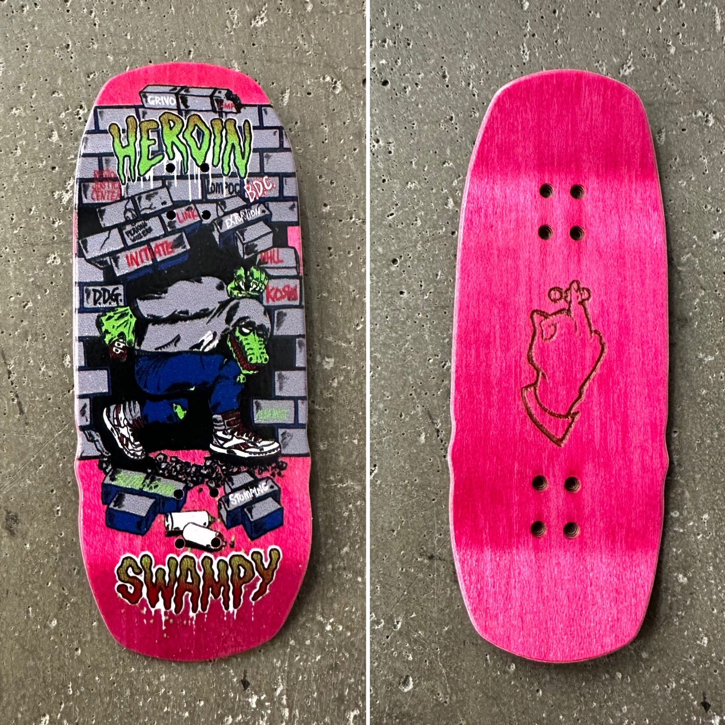 Stinkefingaz X Heroin Skateboards