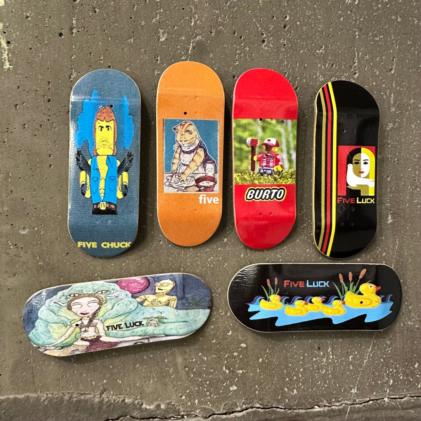 Five Luck Fingerboards - Tech 5 Mold