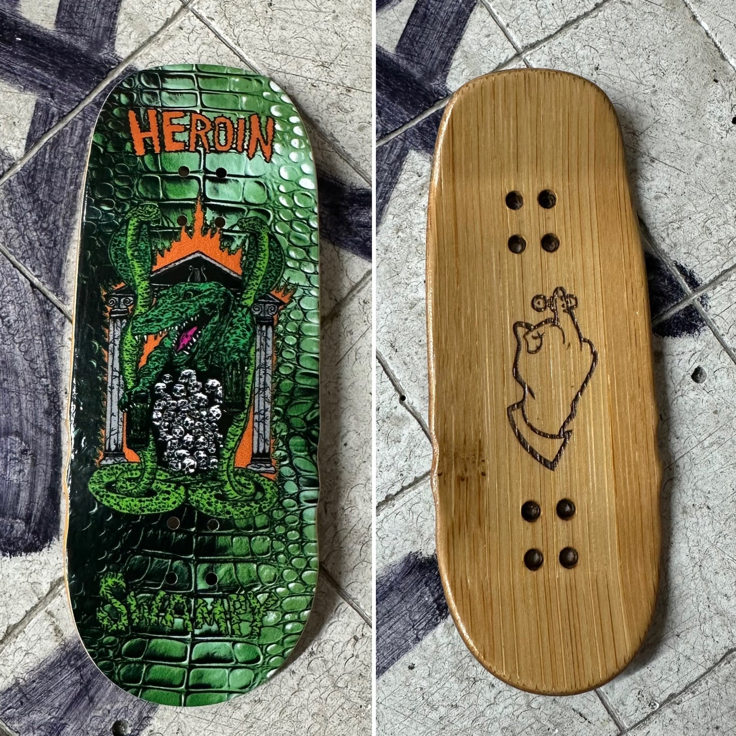 Stinkefingaz X Heroin Skateboards