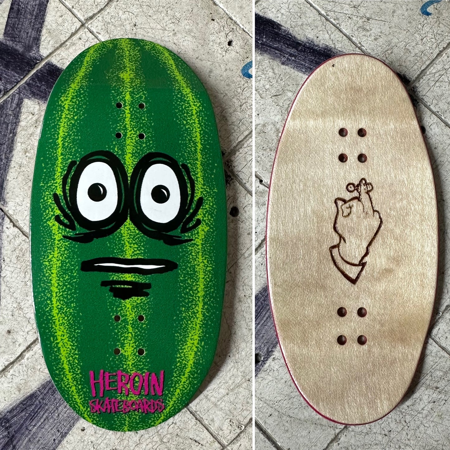 Stinkefingaz X Heroin Skateboards