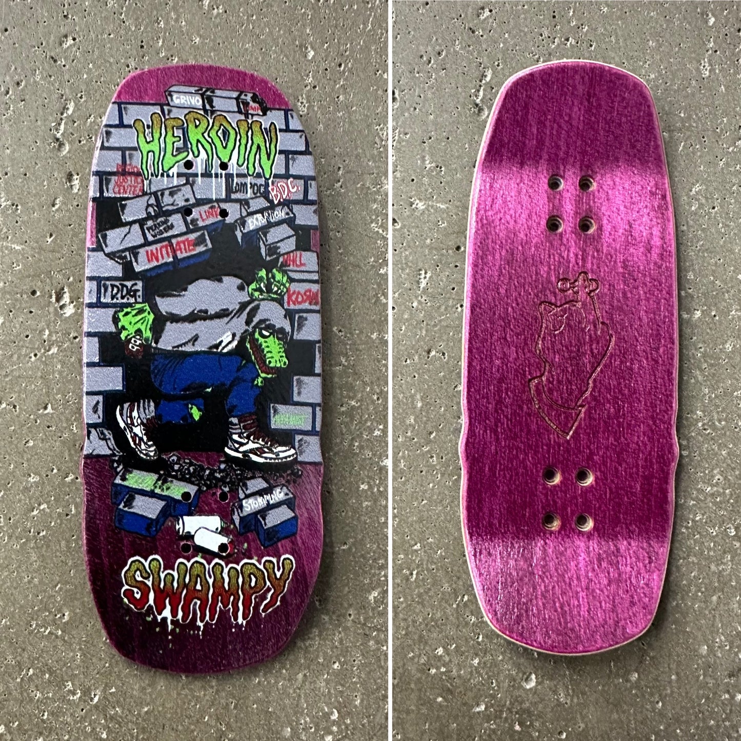 Stinkefingaz X Heroin Skateboards