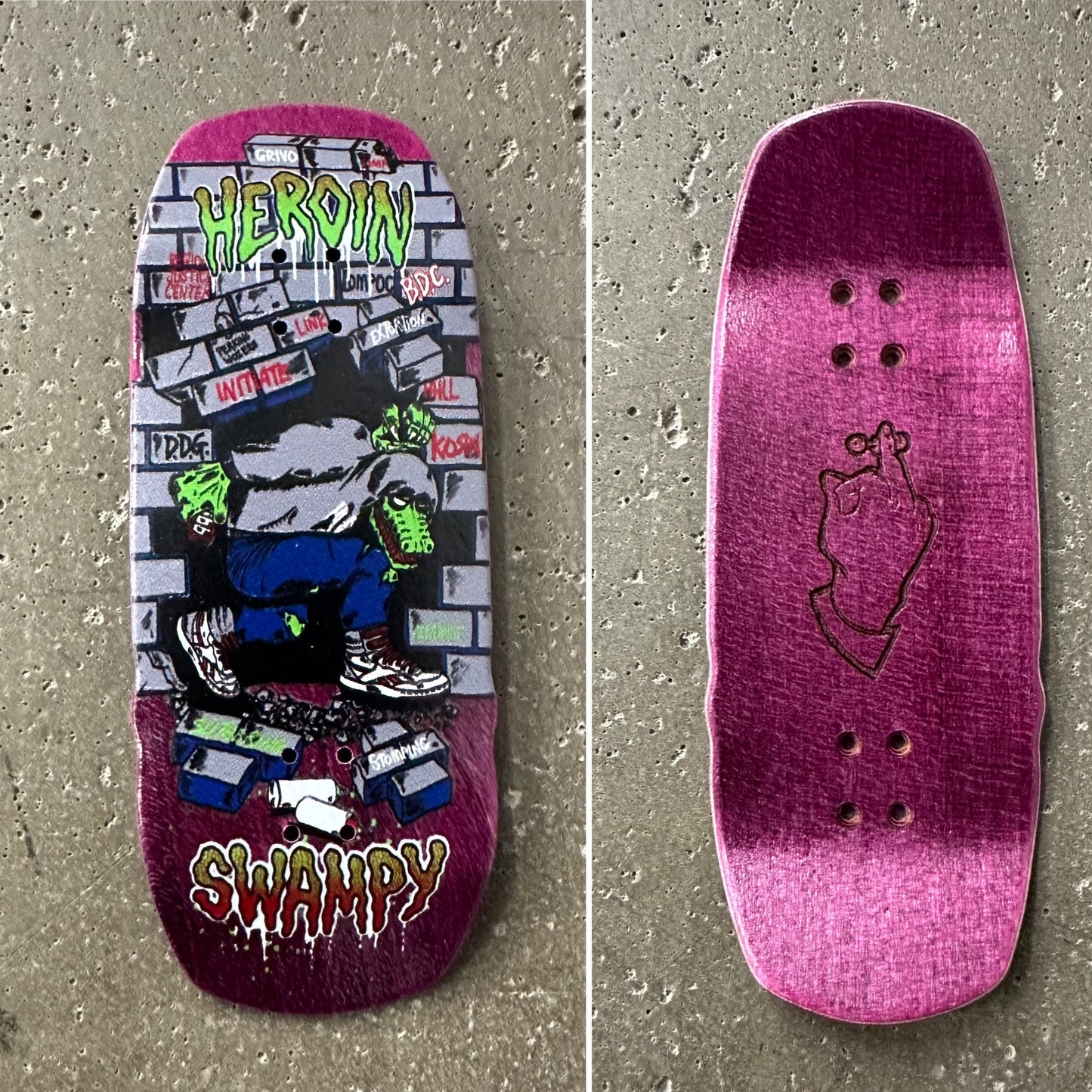 Stinkefingaz X Heroin Skateboards