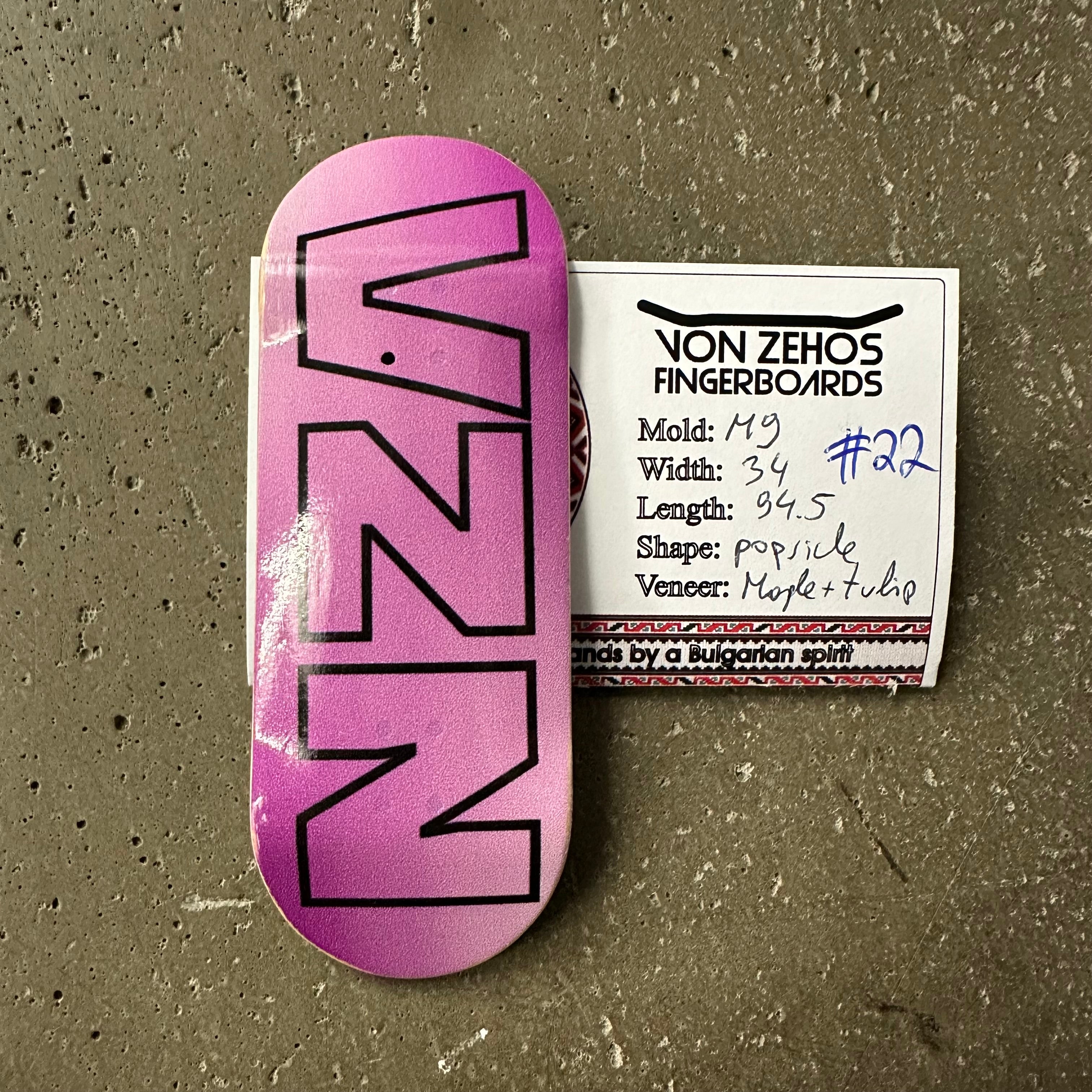 asimocrafts アシモクラフツ　 deck to asi Von Zehos Fingerboards – ASI Berlin Shop