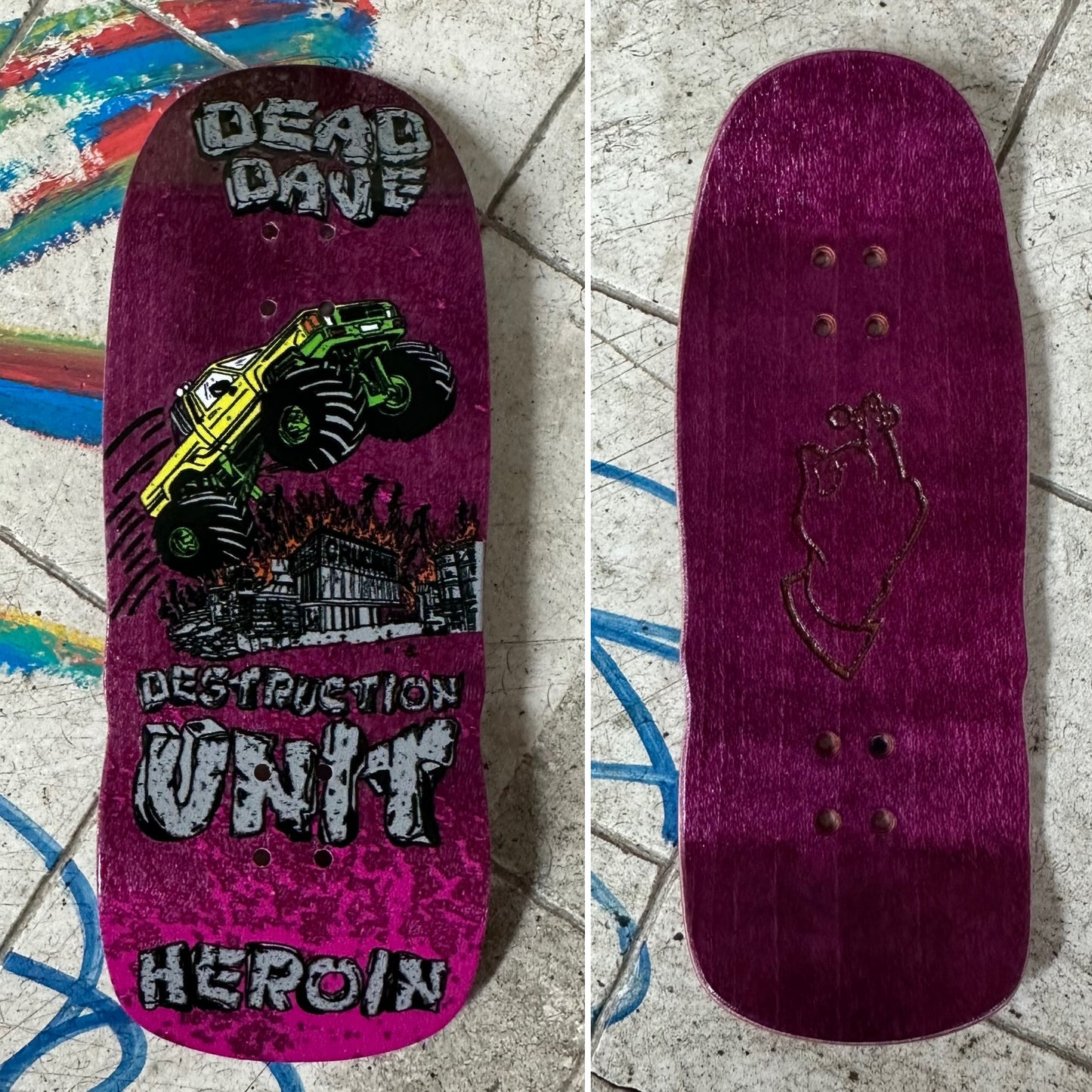 Stinkefingaz X Heroin Skateboards