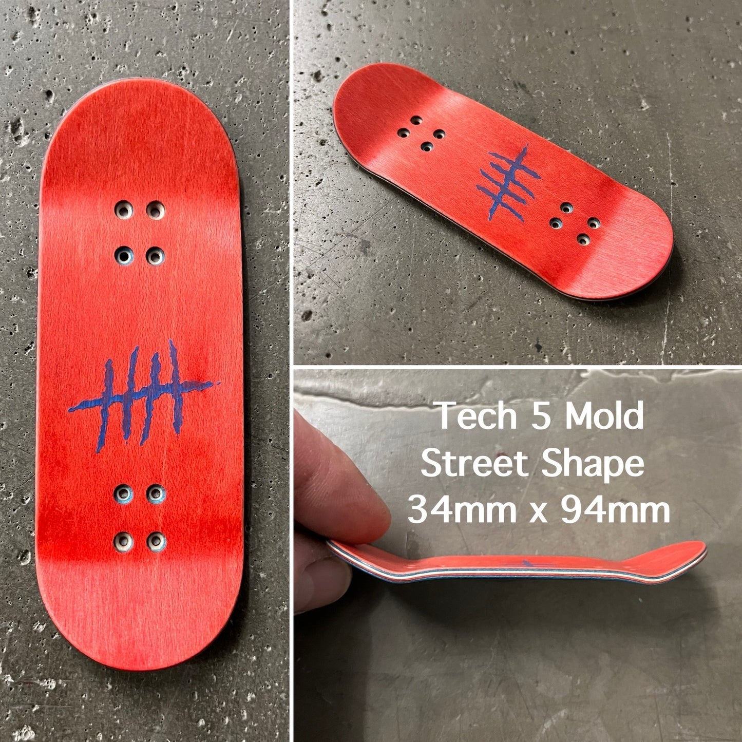 Five Luck Fingerboards - Tech 5 Mold