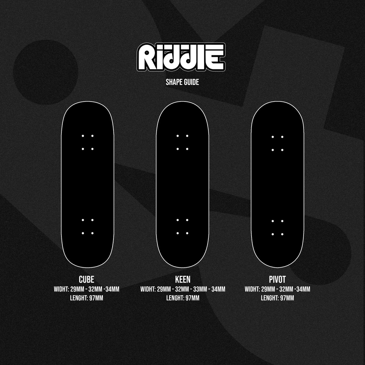 RIDDLE Fingerboards